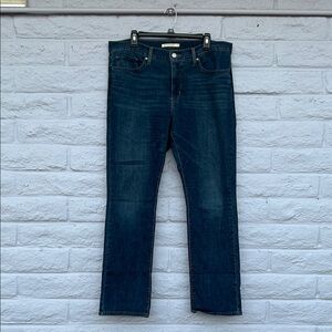 Levi's Dark Blue 314 Shaping Straight Jeans